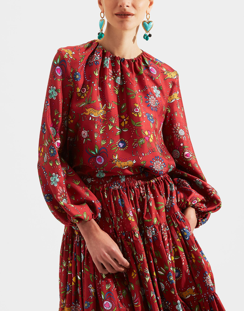 LaDoubleJ Charming Top LaDoubleJ Charming Top Babe Bordeaux TOP0021SIL001BAB0004