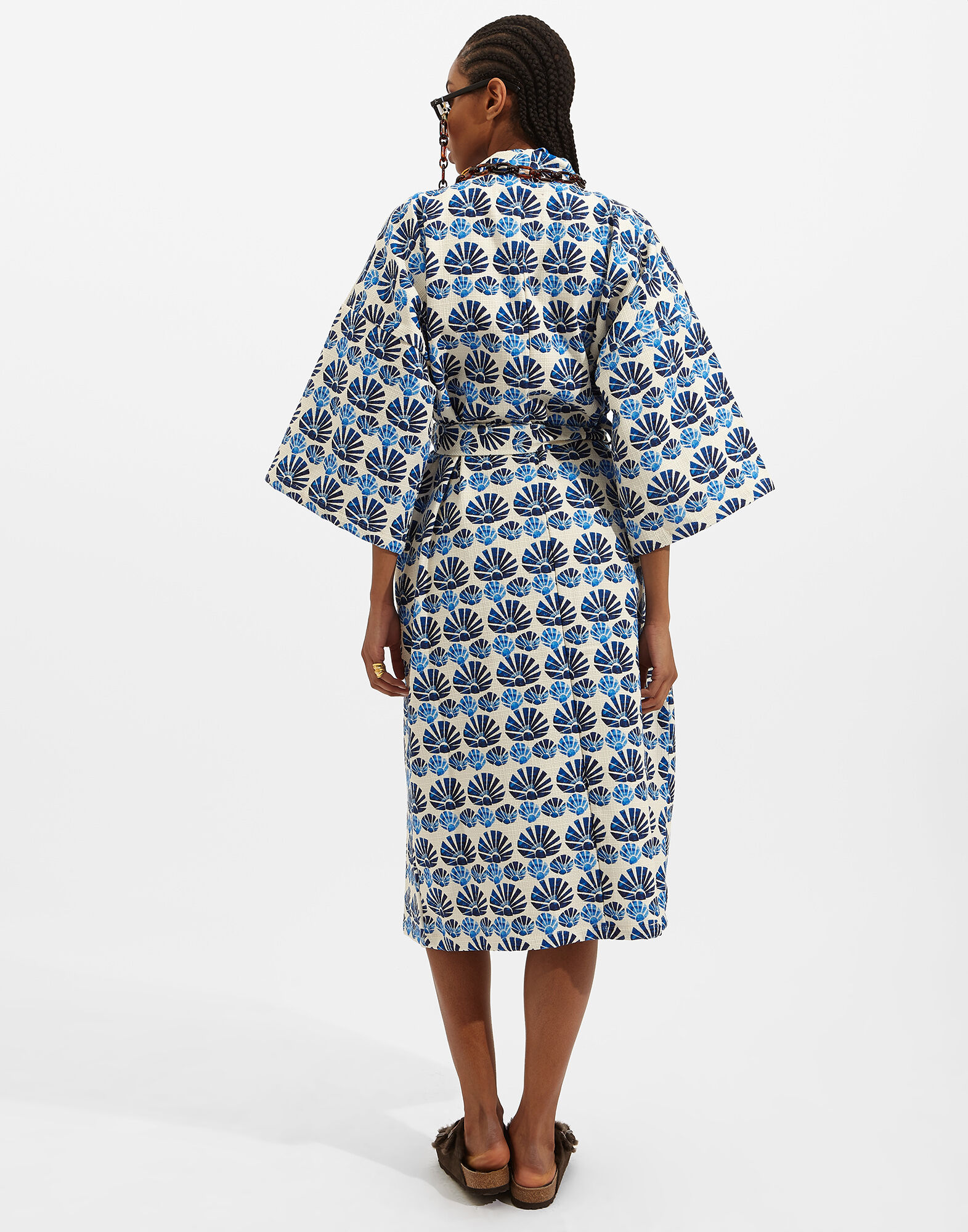 La DoubleJ Robe Conchiglie White JAC0035COT024COH0003