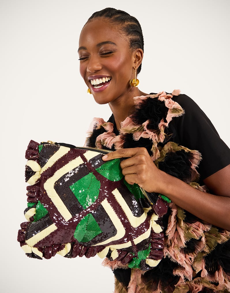 La DoubleJ Hand Pochette La DoubleJ Hand Pochette Domino Military Green BAG0081PAI017DOM07GR12