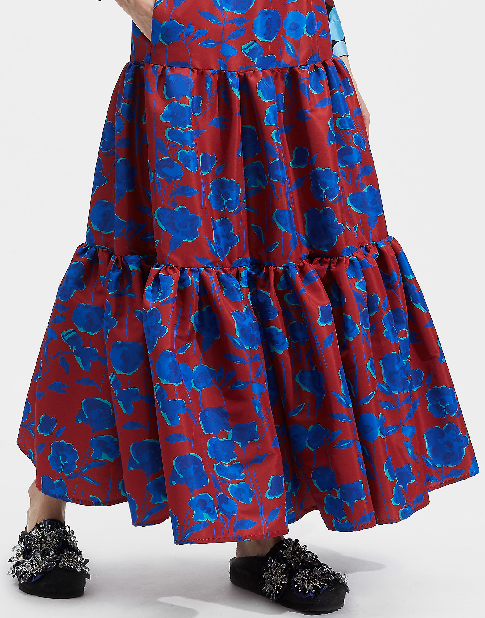 LaDoubleJ Big Skirt Devon Bordeaux SKI0001FAI001DEV0002