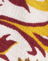 La DoubleJ In My Power Knit Stole La DoubleJ In My Power Knit Stole Multicolor Ivory & Red SCA0082KNI177VA402BR05