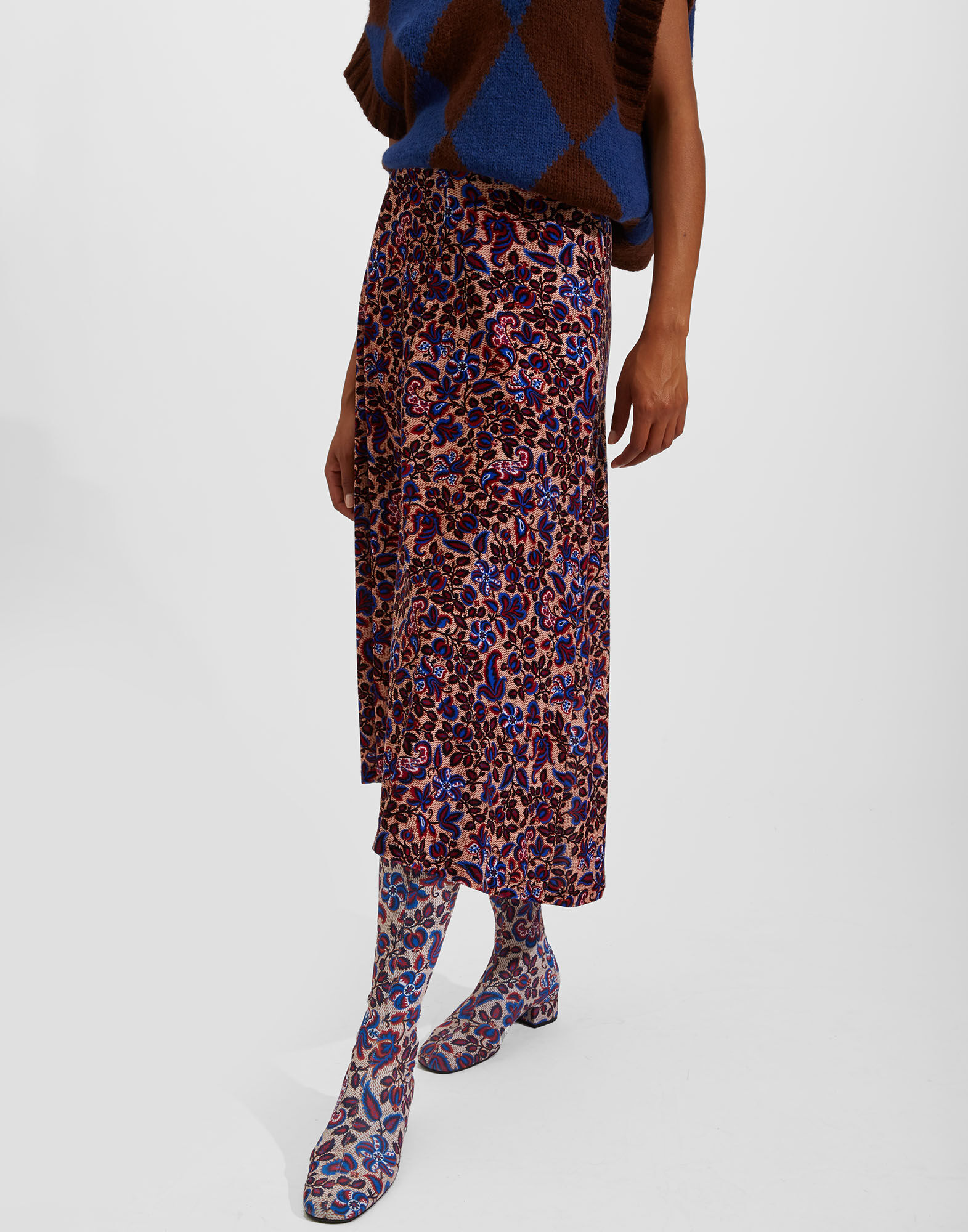 La DoubleJ Kenny Skirt Ortica SKI0070VEL006ORT0002