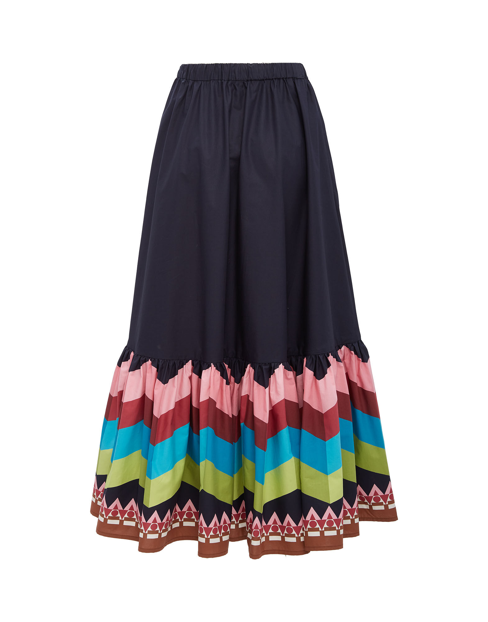 La DoubleJ Sunset Skirt Sunset Navy Plac&eacute;e SKI0056COT015SUS0003