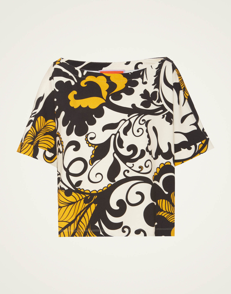 La DoubleJ Meditation Tee La DoubleJ Meditation Tee Marea Black & White TSH0055JER020MRE01BL03