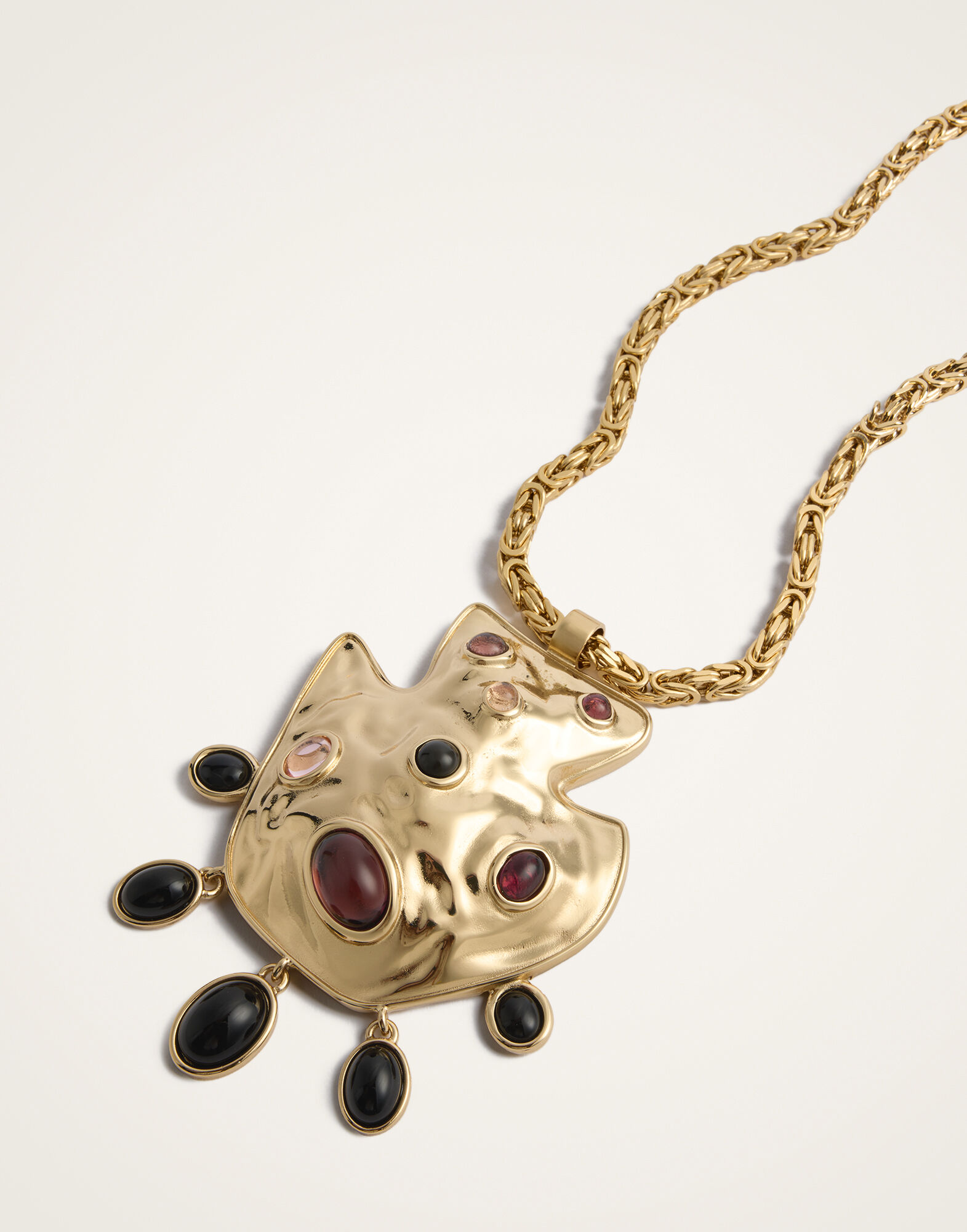 La DoubleJ Super Amulet 24k Gold Plate NEC0030BRA003SOLIDYE05