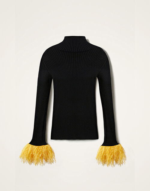 La DoubleJ High Kick Top Black PUL0167KNI091VA195BL01