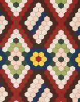 La DoubleJ Herringbone Runner La DoubleJ Herringbone Runner Honeycomb Tiles RUN0001COT040HNT0001