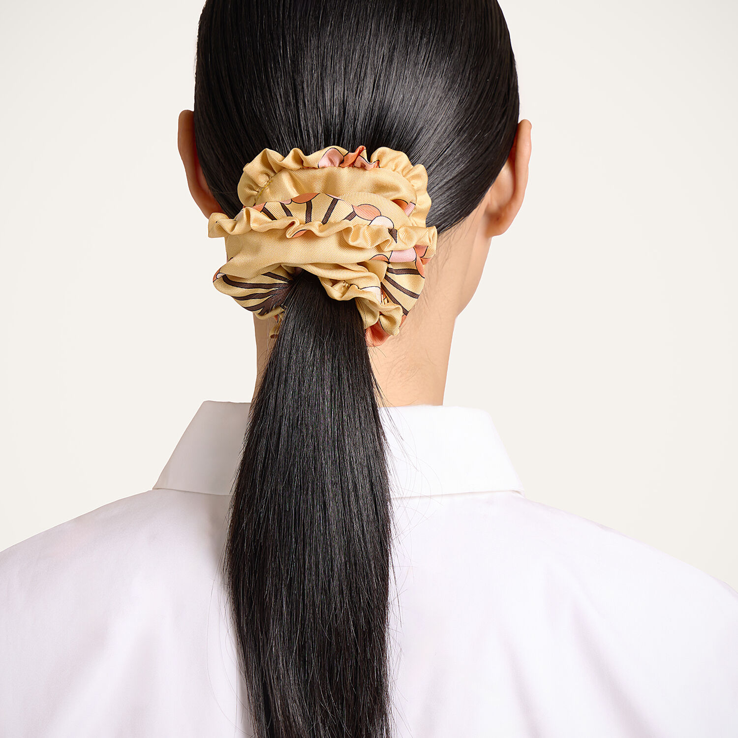  La Doublej Hair Accessories Women - Scrunchie Set Mixed Prints One Size 66% Silk 33% Cotton 1% Elastan 