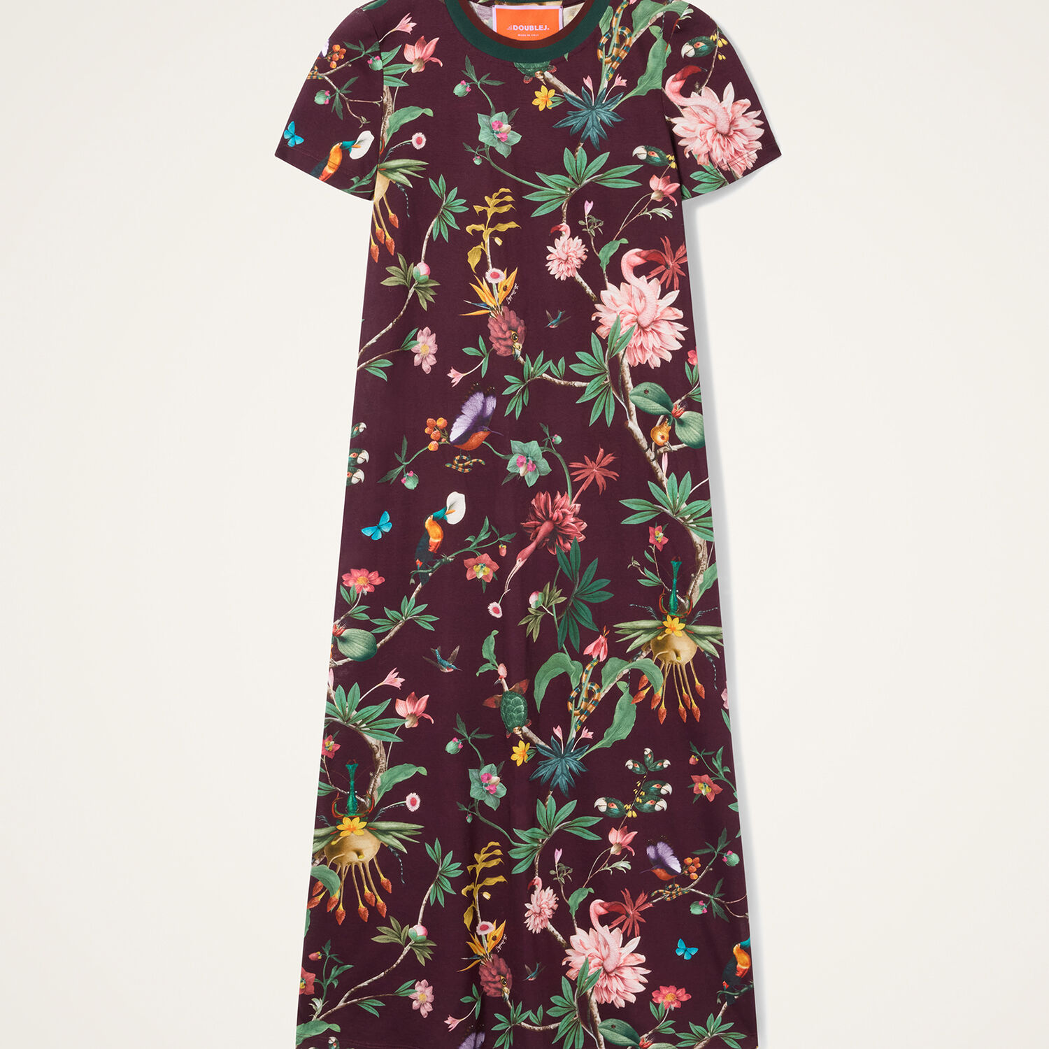 La Doublej Sporty Swing Dress In Brown
