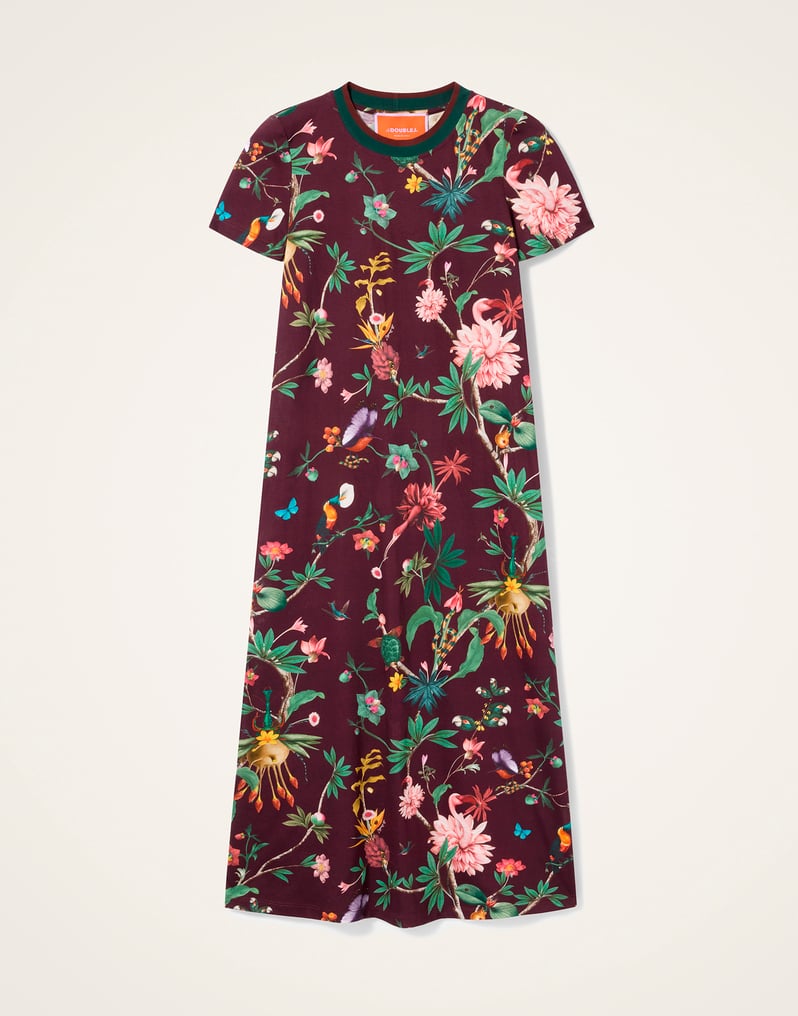 La DoubleJ Sporty Swing Dress La DoubleJ Sporty Swing Dress Zooflora Burgundy DRE0247JER002ZOF02RE02