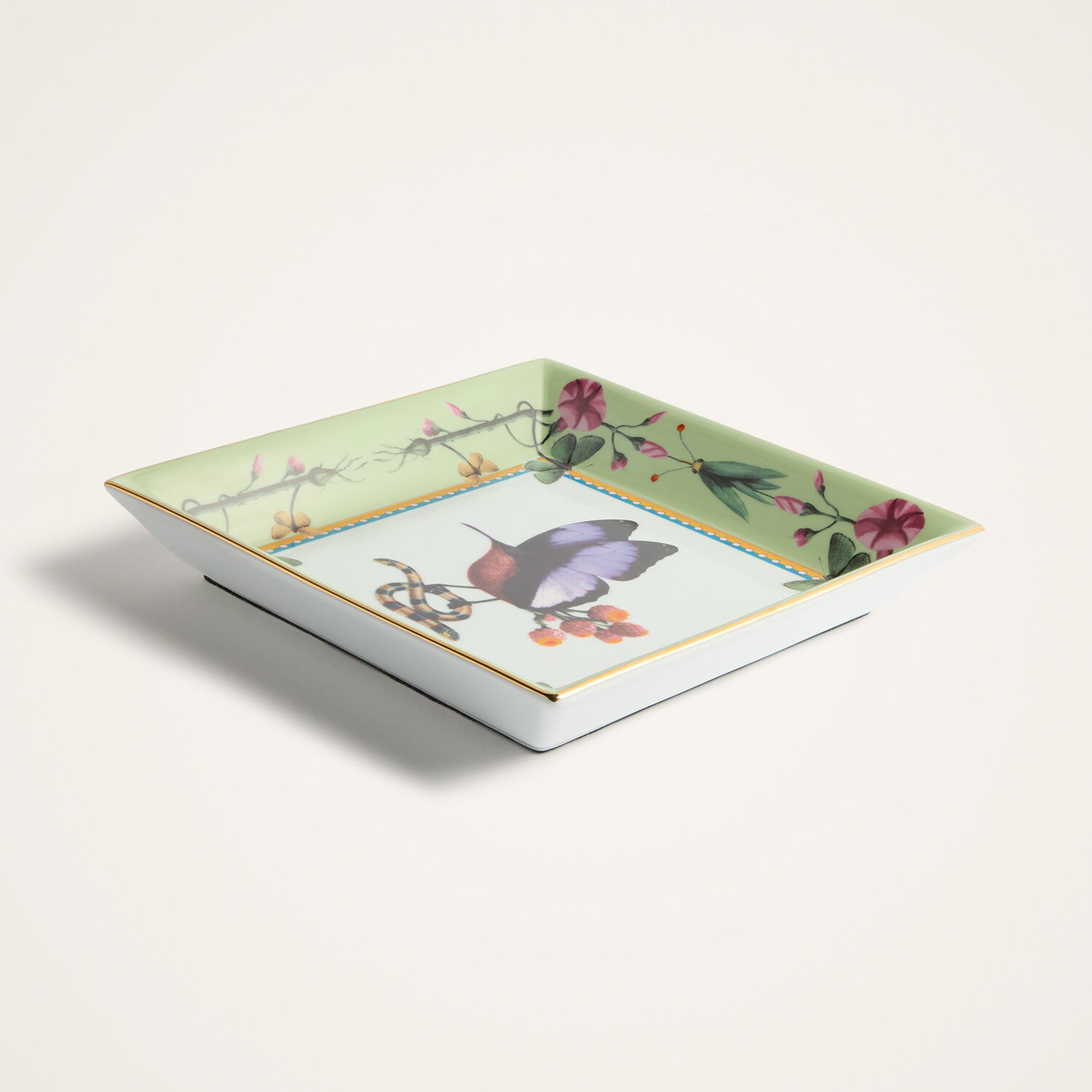 La Doublej Trinket Tray In Green