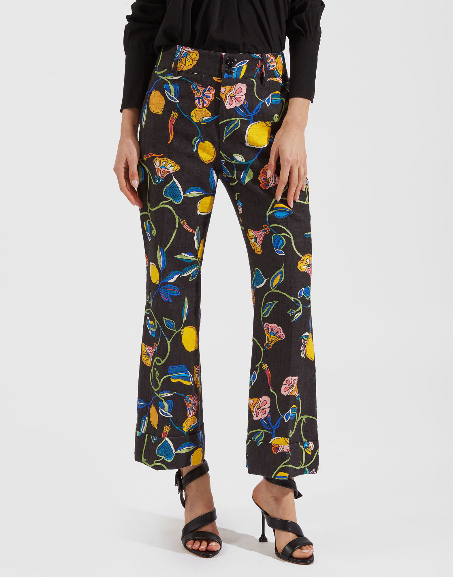 La DoubleJ Hendrix Pants Borboni TRO0014COT005BRN01BL01