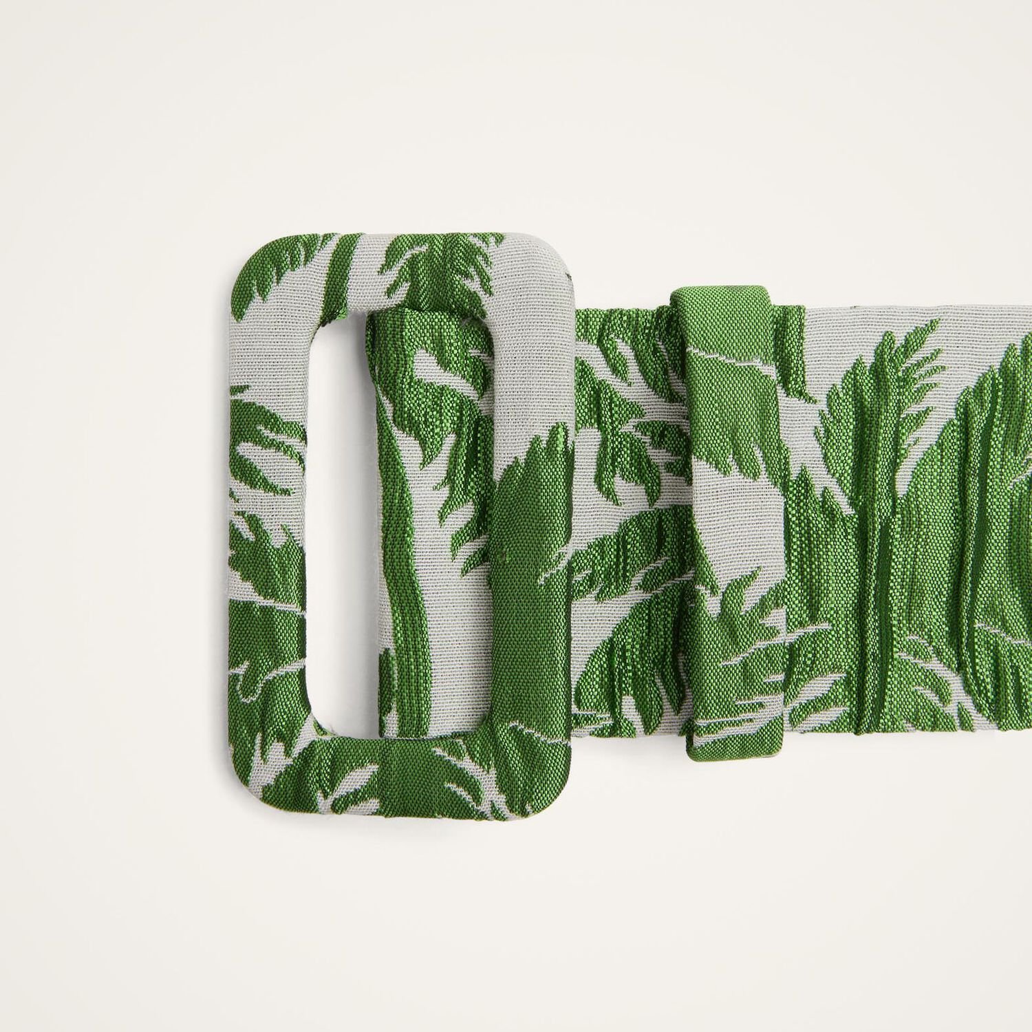 La Doublej Palm-tree Print Belt