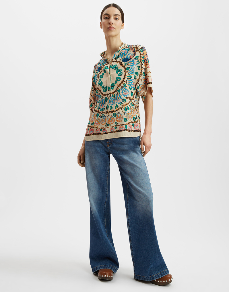 La DoubleJ Estelle Blouse La DoubleJ Estelle Blouse Eve Ecru SHI0089CRE005EEC01BR05