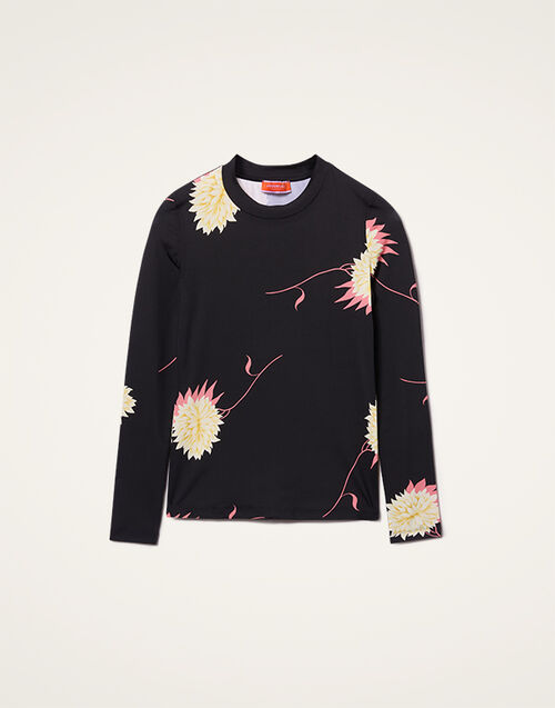 La DoubleJ Crew Top Derby Black TOP0024JER005DER01BL01