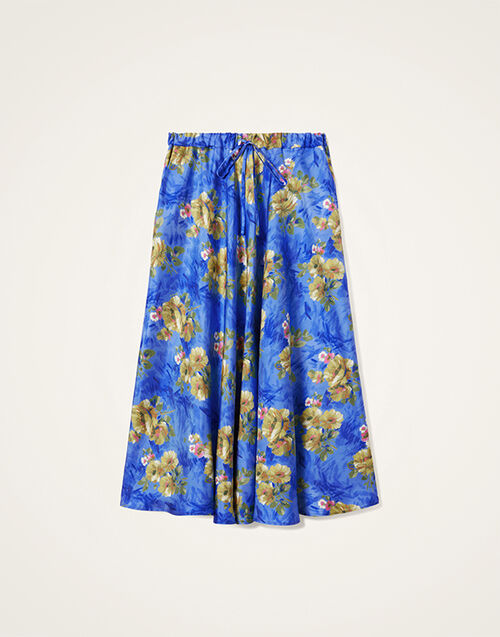 La DoubleJ Drawstring Skirt Riptide Light Blue SKI0098SIL001RIP01BU01