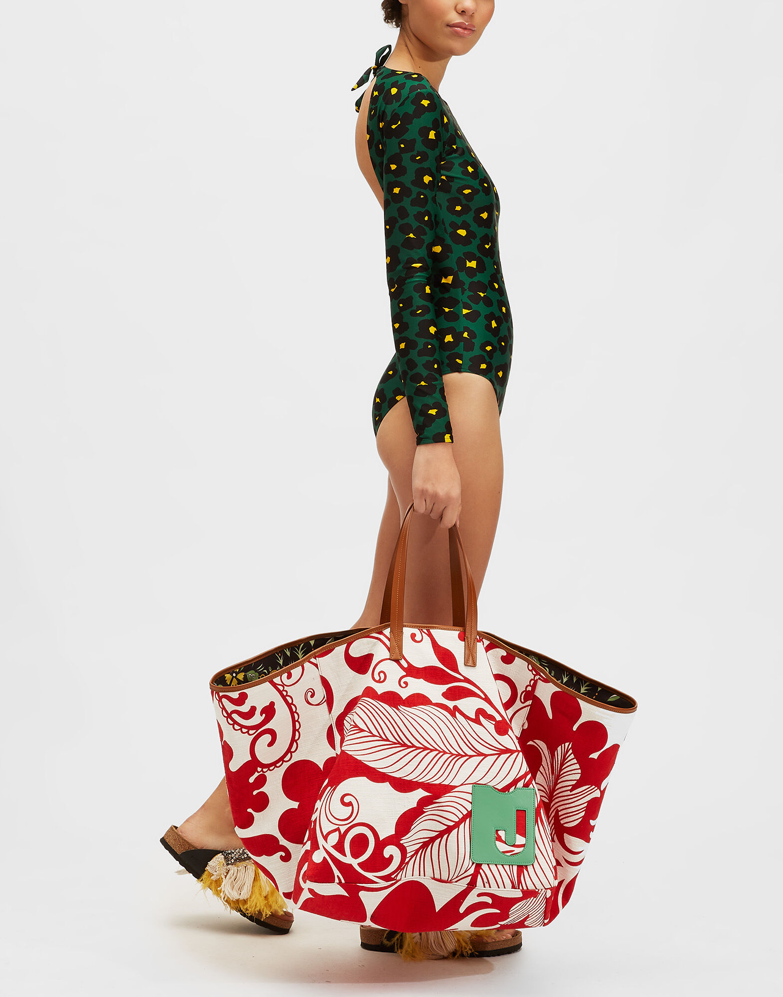 LaDoubleJ Big Mama Tote Bag Marea BAG0003COT005MRE0001