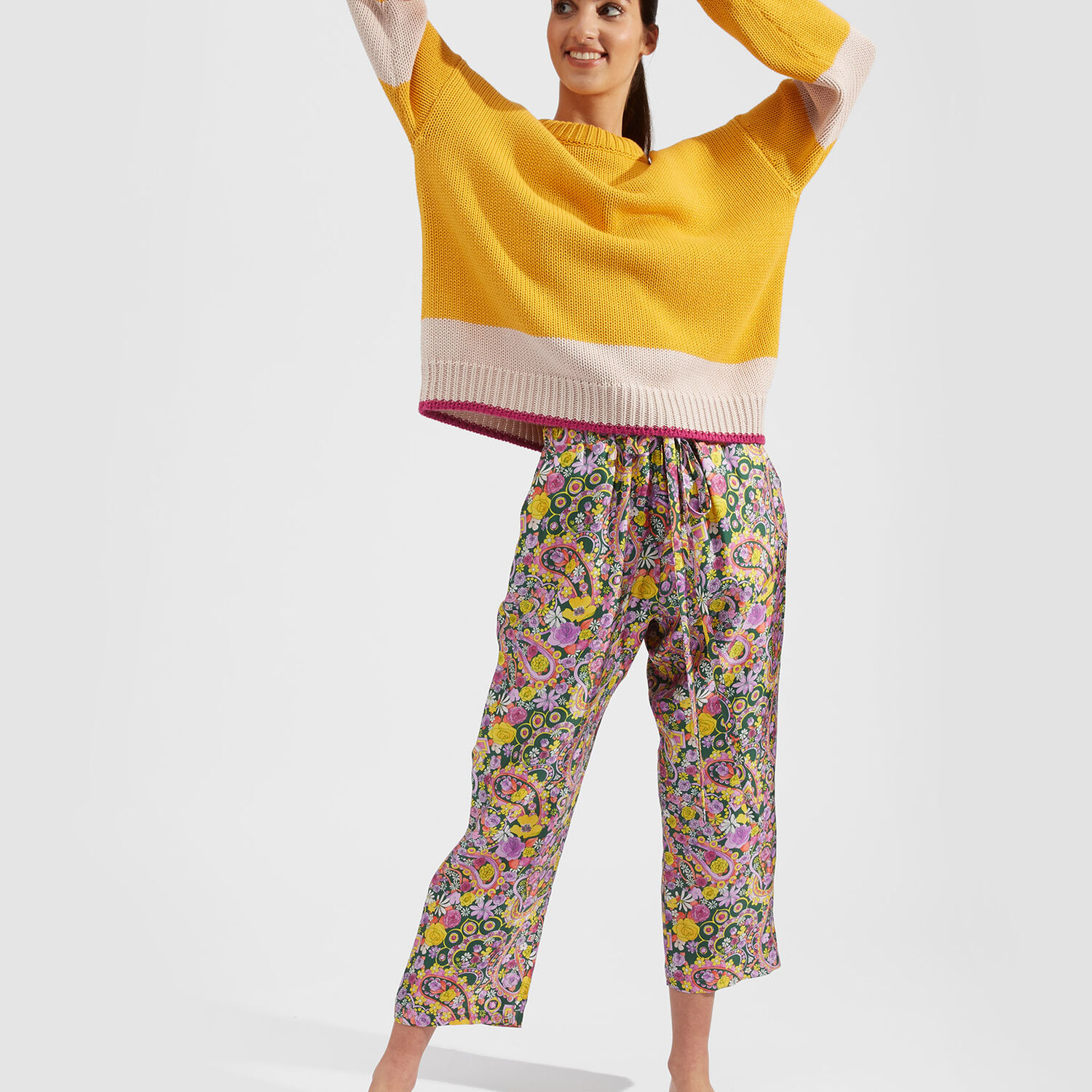 La Doublej Drawstring Pants In Tripping
