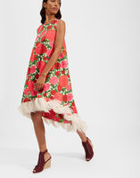 La DoubleJ La Scala High Dress &#40;With Feathers&#41;  DRE0211COT005DAH0001