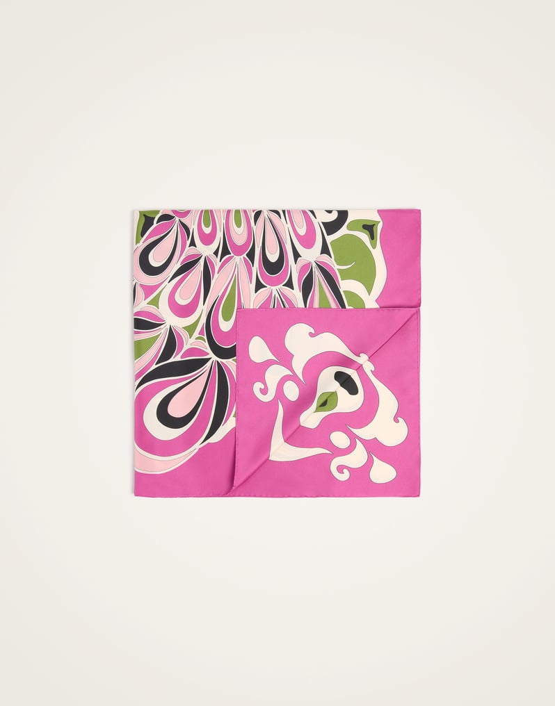 La DoubleJ Foulard 90 La DoubleJ Foulard 90 Phoenix Placée Pink SCA0067SIL006PHO01PI01