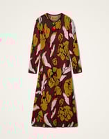 La DoubleJ Knit Swing Dress La DoubleJ Knit Swing Dress Multicolor Burgundy DRE1007KNI189VA439RE02