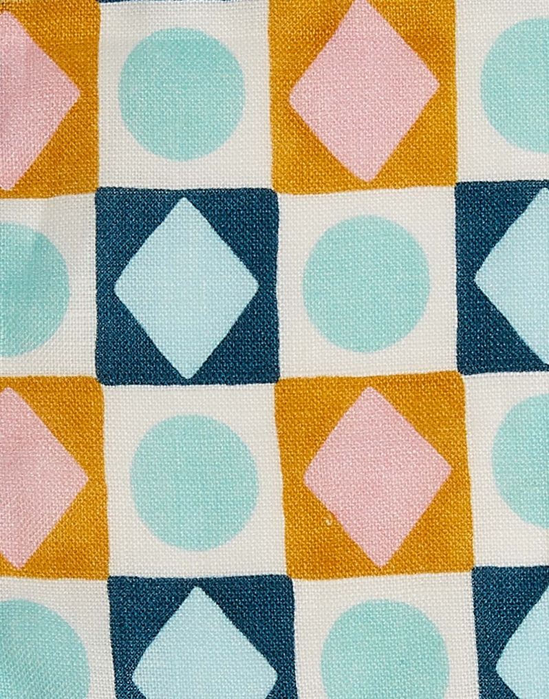 La DoubleJ Small Napkins Set Of 4 La DoubleJ Small Napkins Set Of 4 Diamond Dots NAP0005LIN004CHA0004