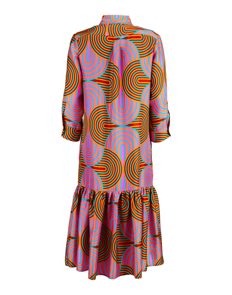 LaDoubleJ Getting My Croissant Dress LaDoubleJ Getting My Croissant Dress Slinky Rosso DRE0028SIL001SLI0002