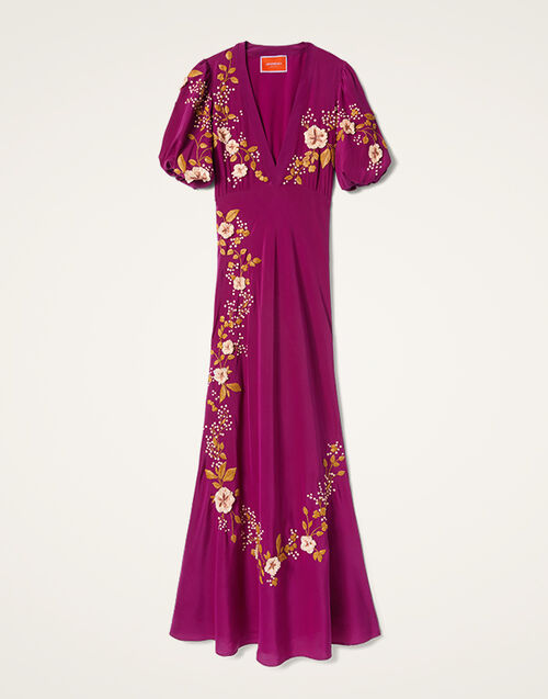 La DoubleJ Marlene Dress Solid Purple DRE0891CRE001SOLIDPU01