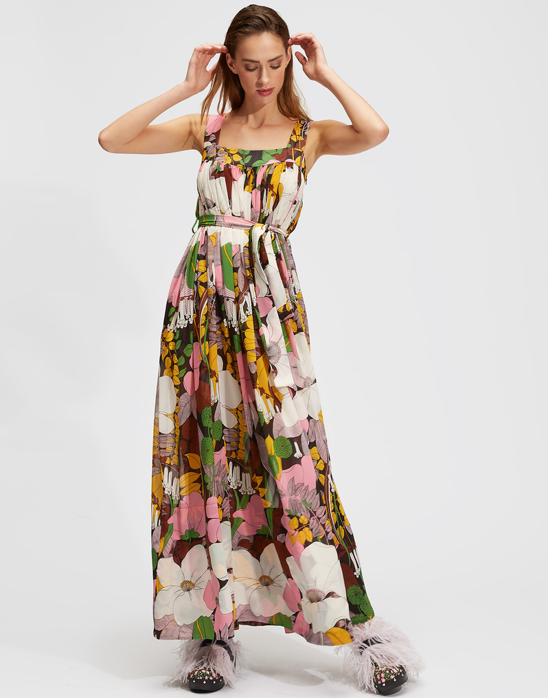 LaDoubleJ Mimosa Dress LaDoubleJ Mimosa Dress Big Flower DRE0147CHF001BFL0001