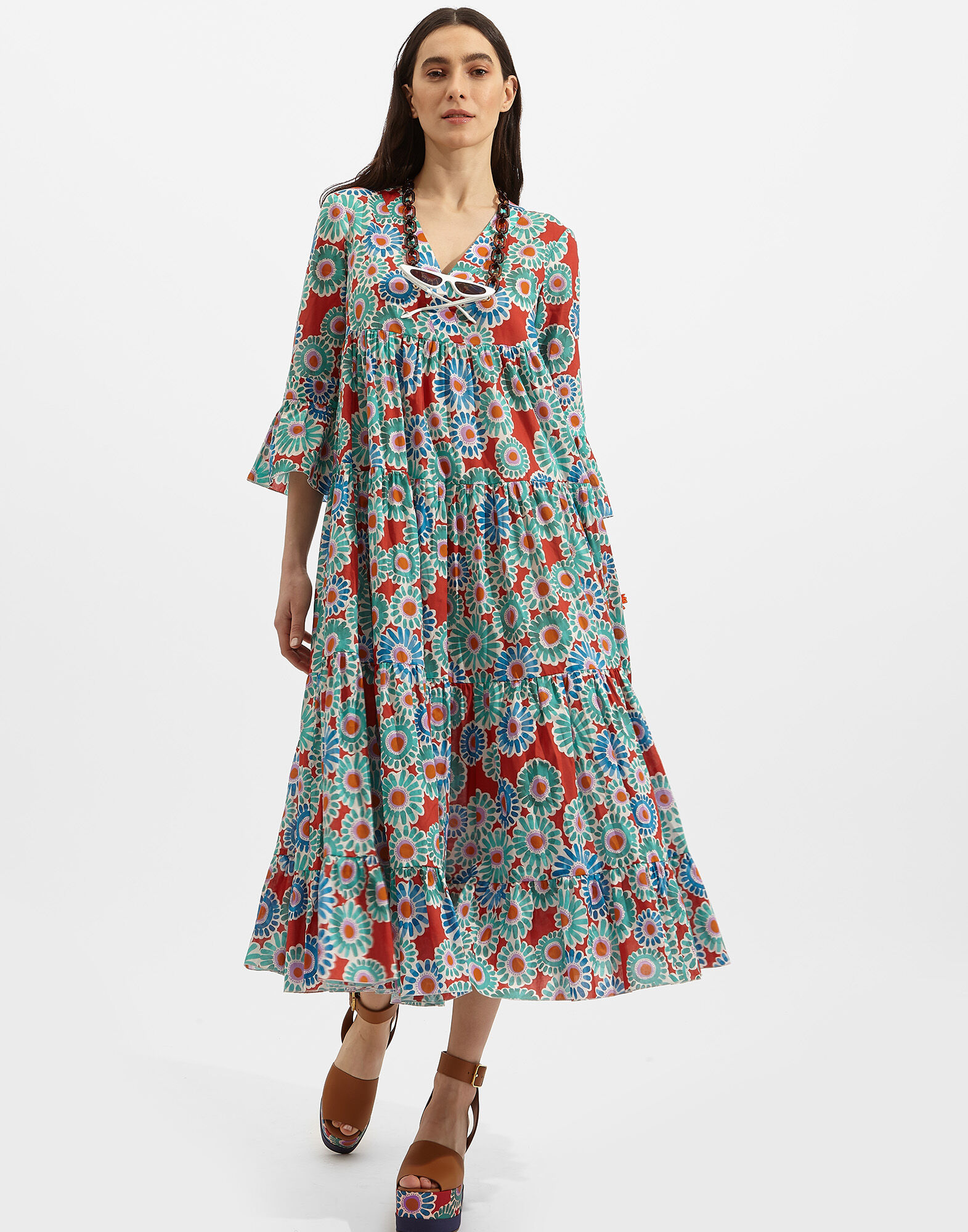 La DoubleJ Jennifer Jane Dress Crazy Daisy DRE0114COT003DAY0001