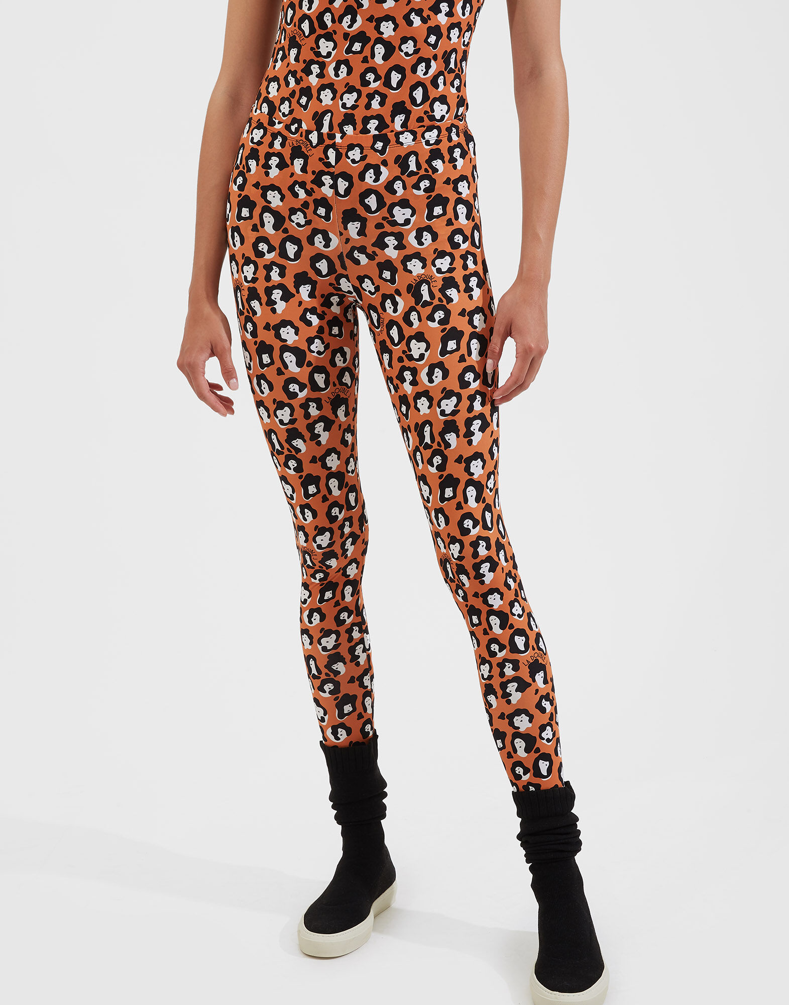 La DoubleJ Leggings Lady Leopard TRO0013JER005LLE0001