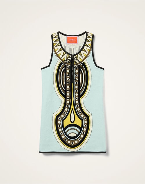 La DoubleJ Totem Mini Dress Sanctuary Plac&eacute;e Light Blue DRE1083JER084SAC02BU01