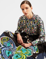 LaDoubleJ Sardegna Skirt LaDoubleJ Sardegna Skirt Butterfly Nero SKI0044COT015BUT0004