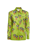 LaDoubleJ Boy Shirt Chirpy Cactus Verde SHI0001COT003CHI0002