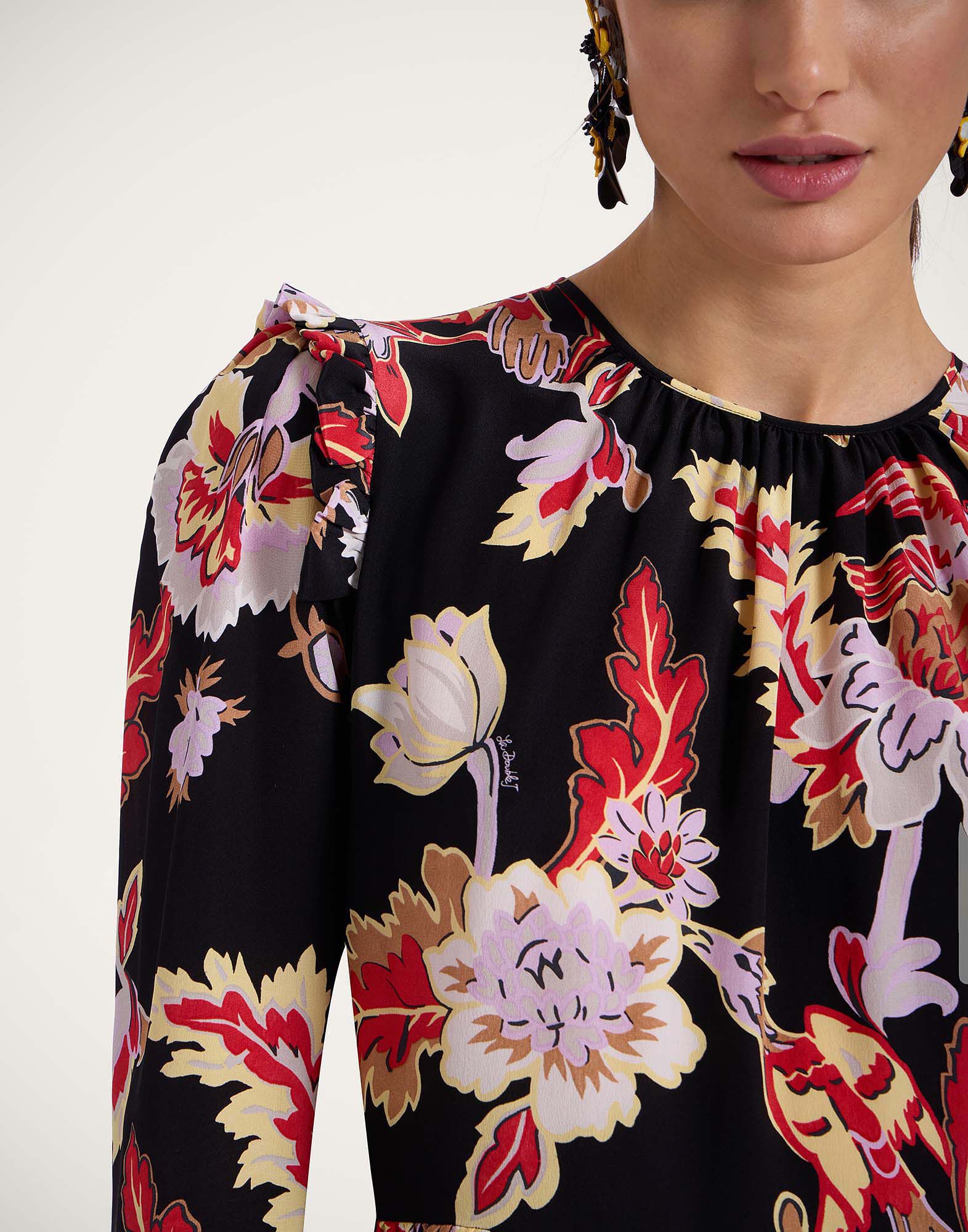 Short Visconti Dress in Lark Black for Women | La DoubleJ