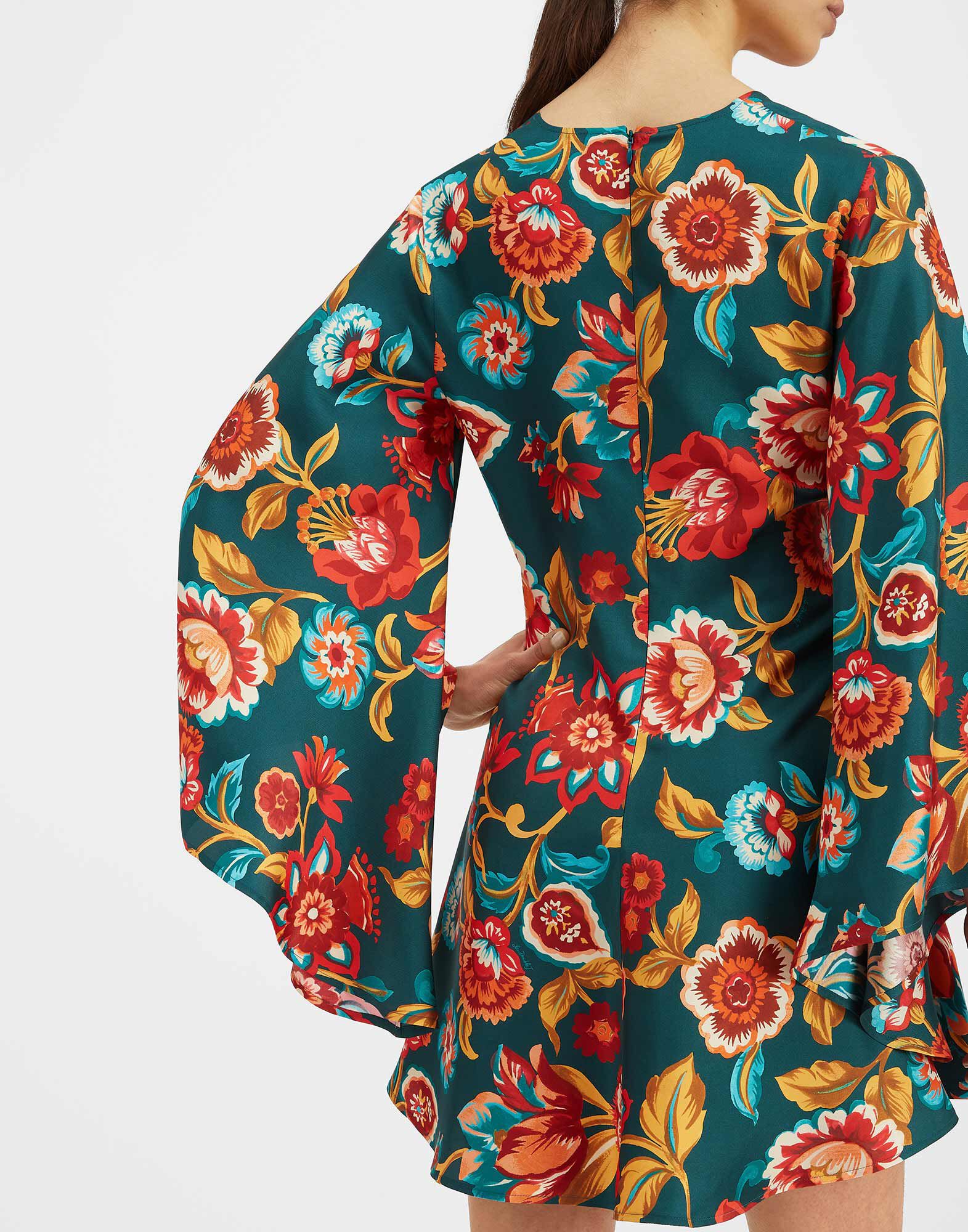 La DoubleJ Mini Magnifico Dress Hottie Emerald DRE0561SIL001HOT01GR04