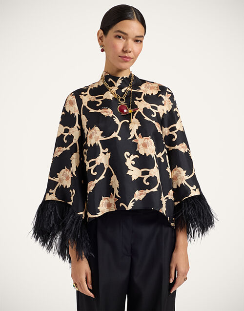La DoubleJ Make An Exit Top Buttercup Black TOP0104SIL001BTC01BL01