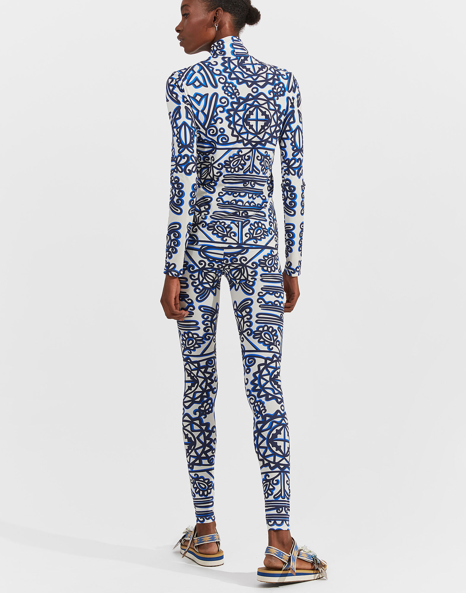 LaDoubleJ Leggings Parnaveg Blu TRO0013JER005PRN0002