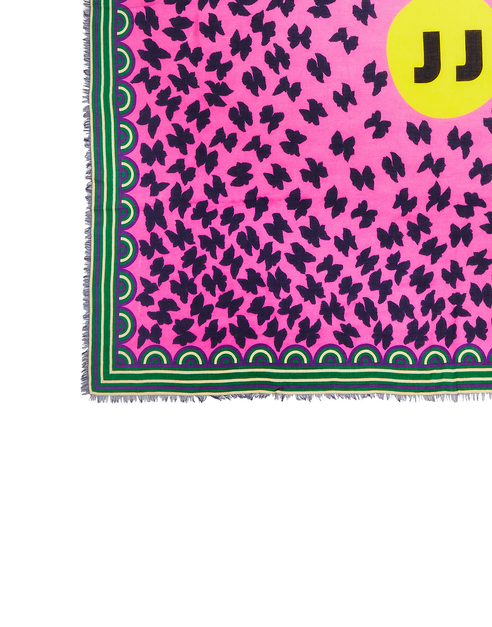 LaDoubleJ Square Scarf Farfalline SCA0006MOC001FAF0001