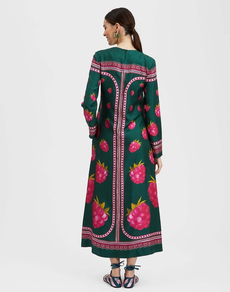 La DoubleJ Long Sleeve Swing Dress La DoubleJ Long Sleeve Swing Dress Lampone Placée Emerald DRE0231SIL006FMB06GR04