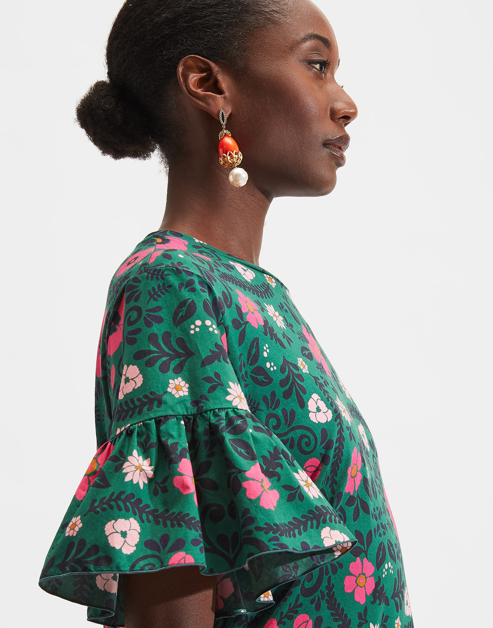 LaDoubleJ Walk The Dog Dress Heckfield Verde DRE0246JER002HEC0002