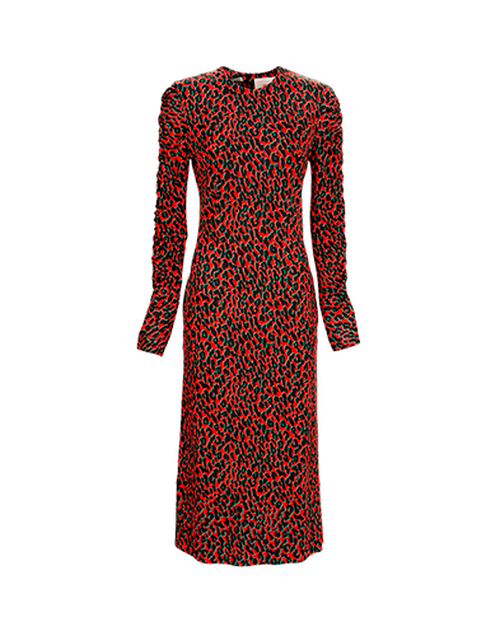 LaDoubleJ Tinder Dress Leopard Rosso DRE0098JER003LEO0002