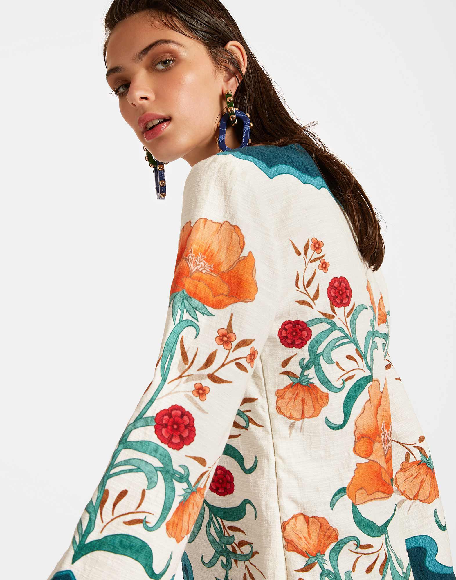 The Tunic Mini in Morpheus Placée Orange for Women | La DoubleJ