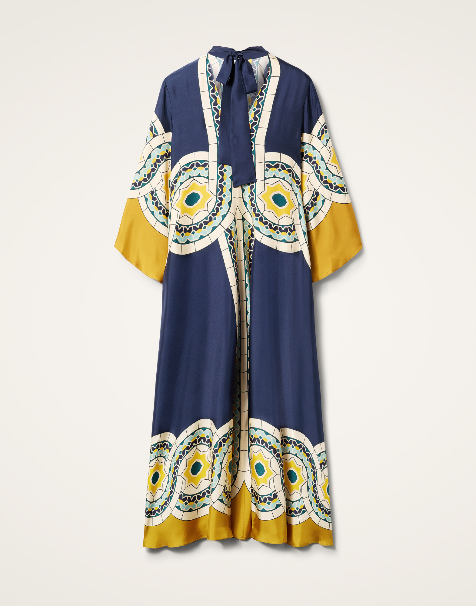 La DoubleJ Magnifico Dress Mudejar Plac&eacute;e Blue DRE0232SIL006MUD01BU03