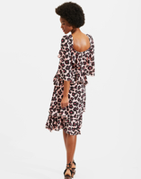 LaDoubleJ Sissi Dress LaDoubleJ Sissi Dress Flower Leopard Rosa DRE0108DBG001FLL0003