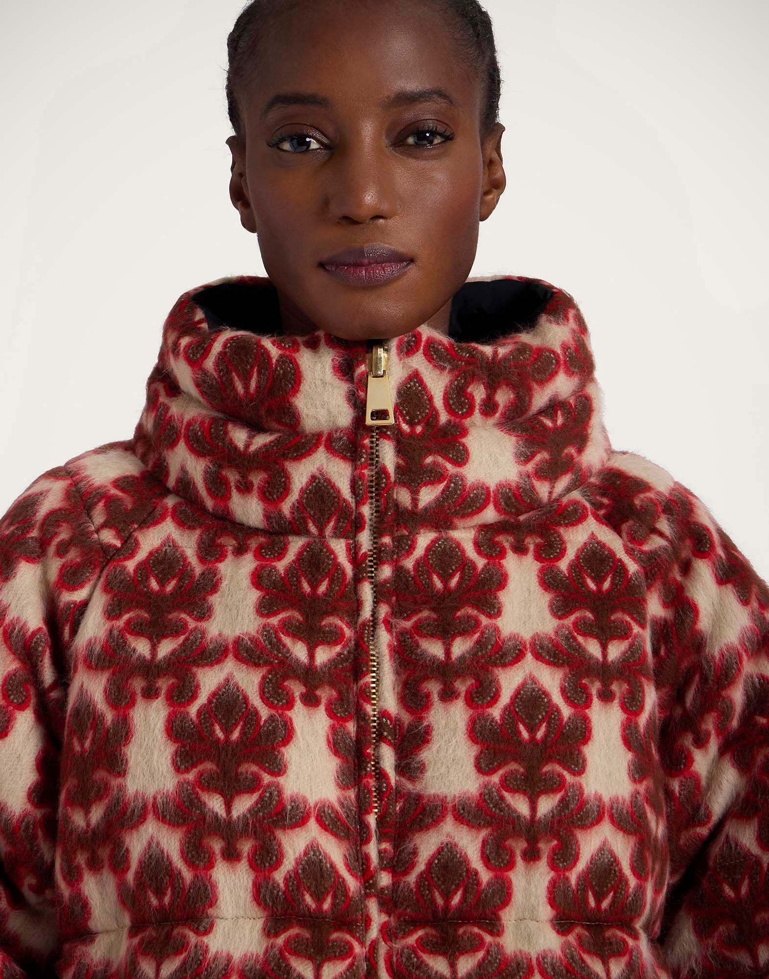 La DoubleJ St. Moritz Reversible Jacket Herald Cream DOW0015WOL022HRL02WH03