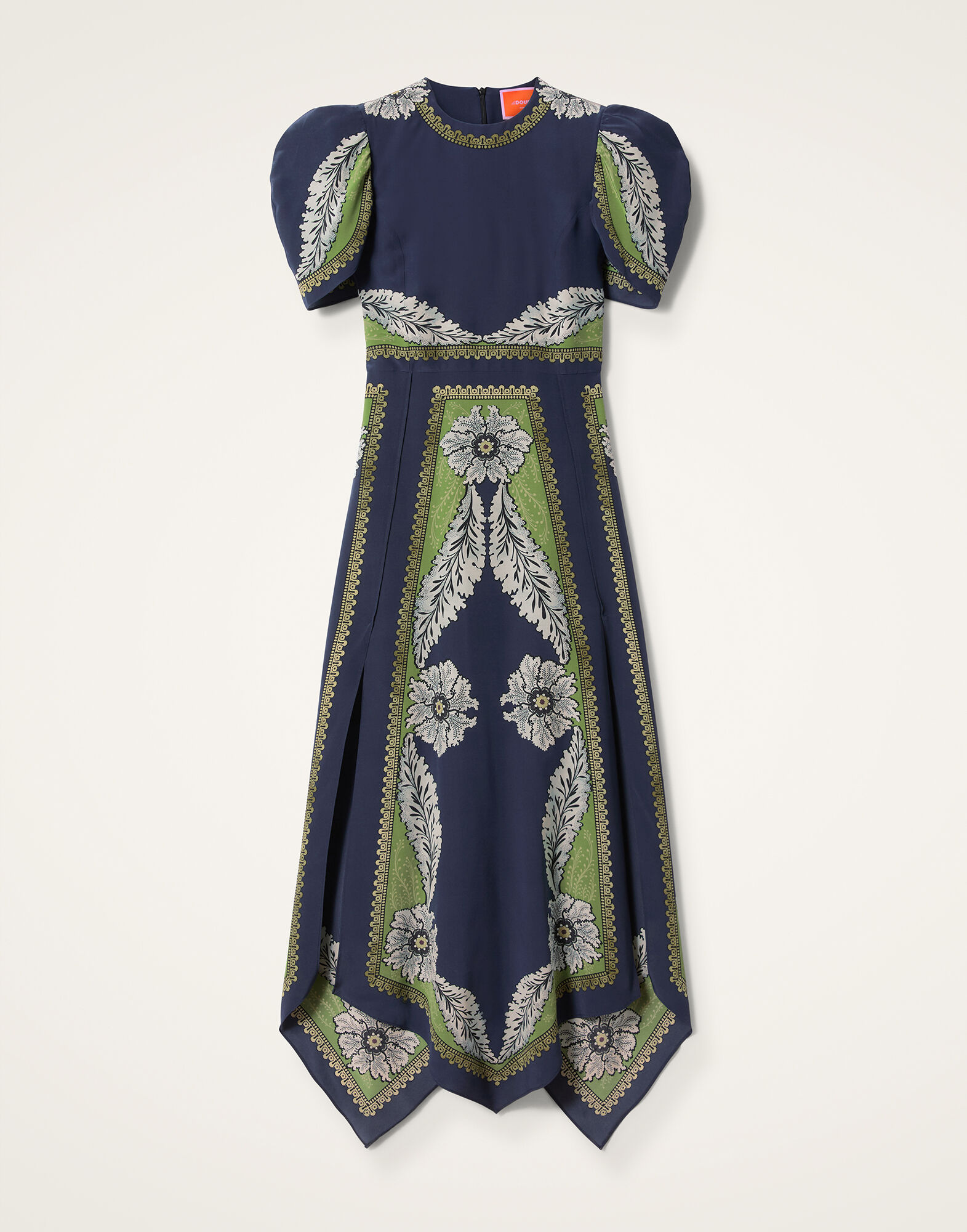 La DoubleJ Cherie Scarf Dress Bounty Plac&eacute;e Navy DRE0936CRE002BOU01BU06