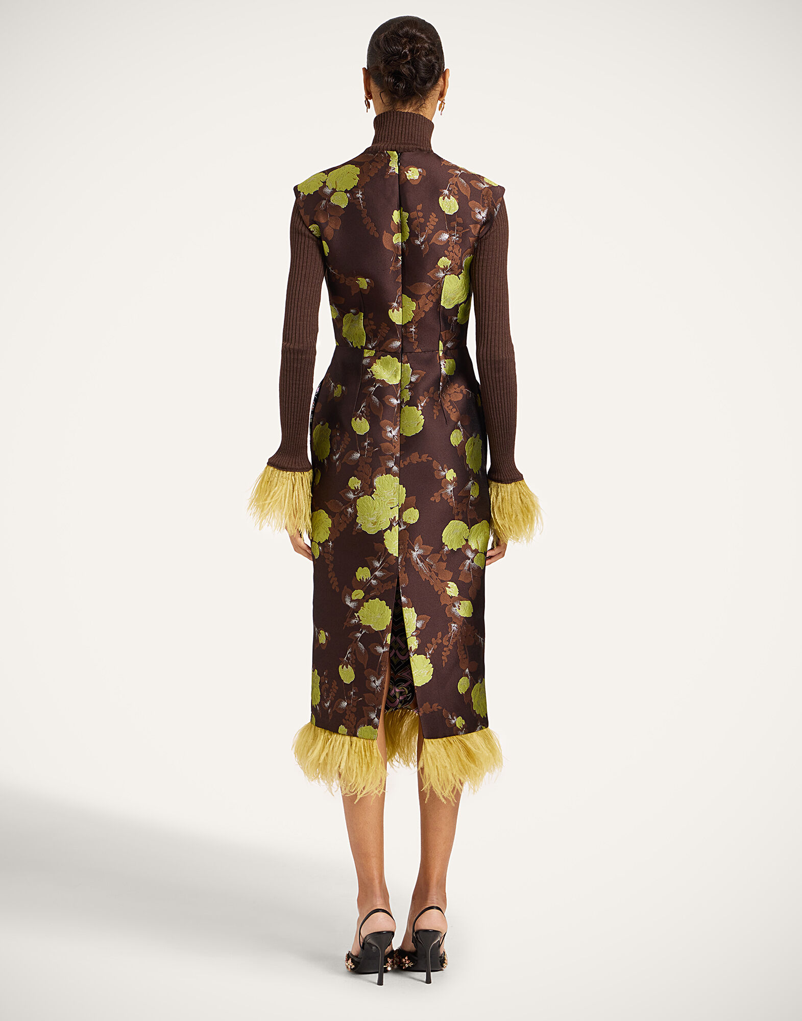 La DoubleJ Sleek Dress Devon Brown DRE1138JCQ141DEV05BR02