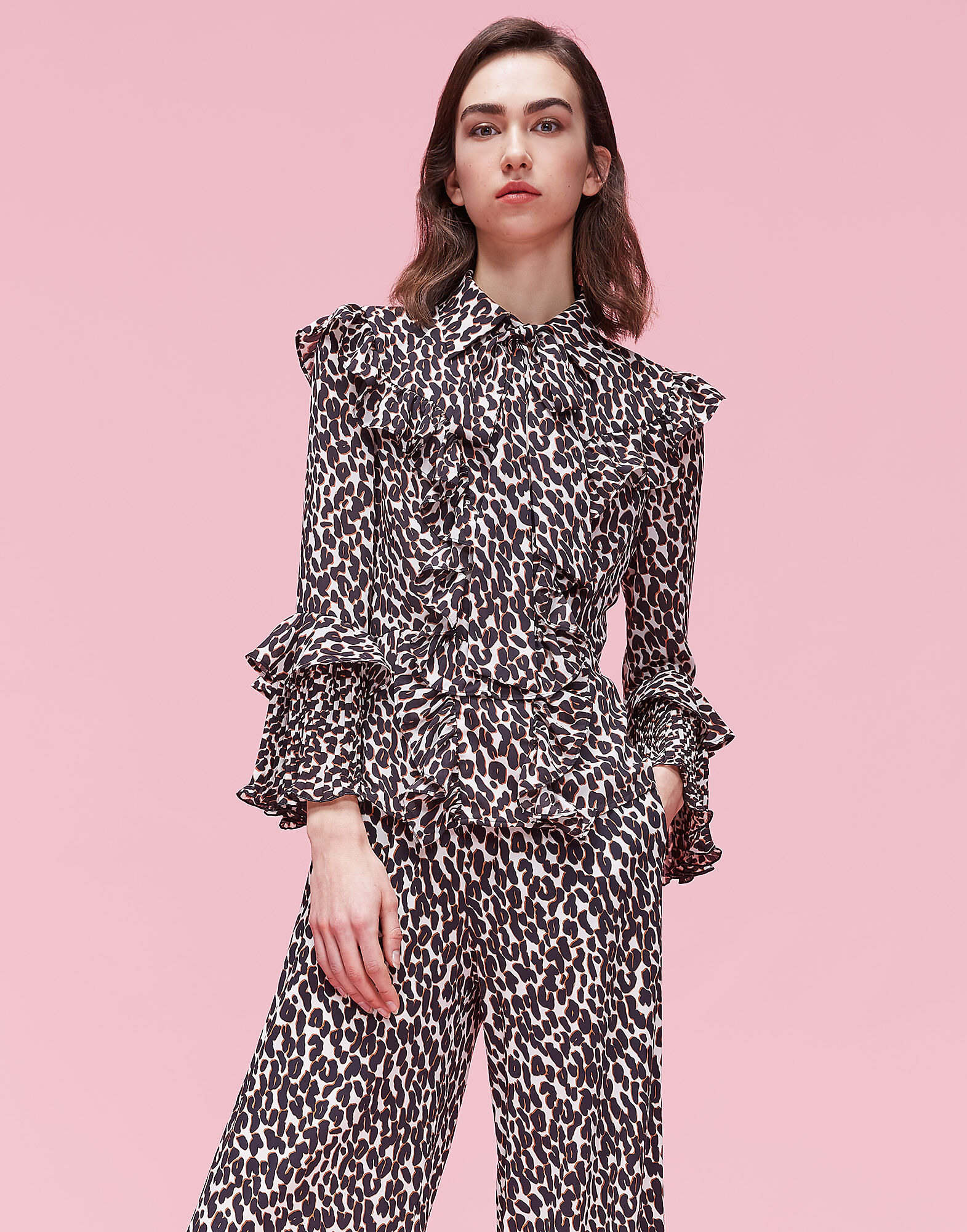 LaDoubleJ Fancy Top Leopard SHI0028DBG001LEO0001