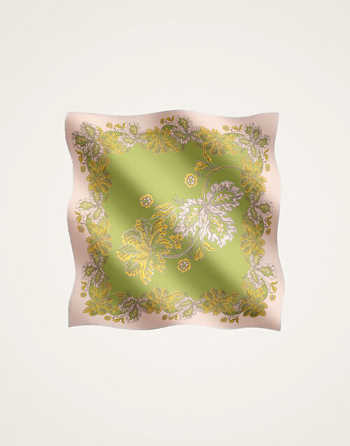 La DoubleJ Foulard 140 Swathe Plac&eacute;e Pink SCA0060MOS001SWA03PI01